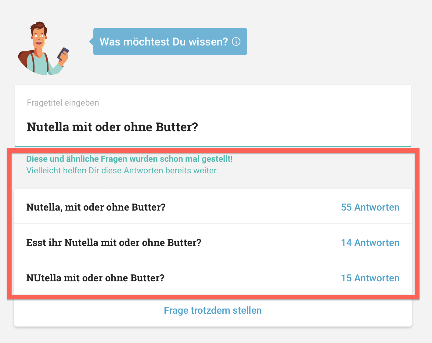 Nutella mit oder ohne Butter? (Essen)