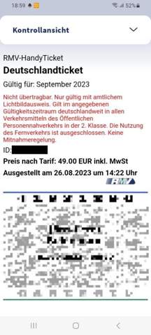 Wie zeige ich das Deutschlandticket im Bus? (Bahn, Ticket, Zug)