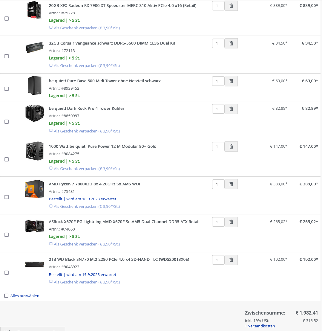 bester pc für 2000 euro? Hardware, PC bauen)