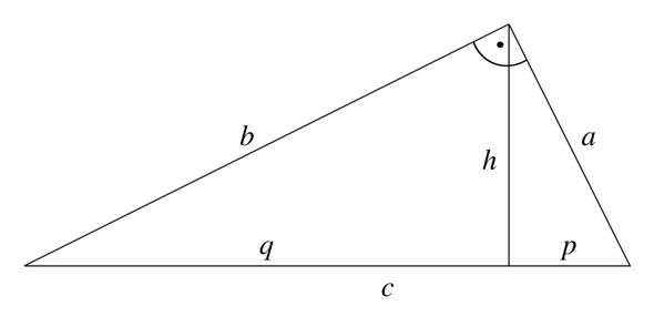  - (Mathematik, Dreieck, Satz des Pythagoras)