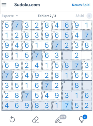  - (Lösung, Sudoku)