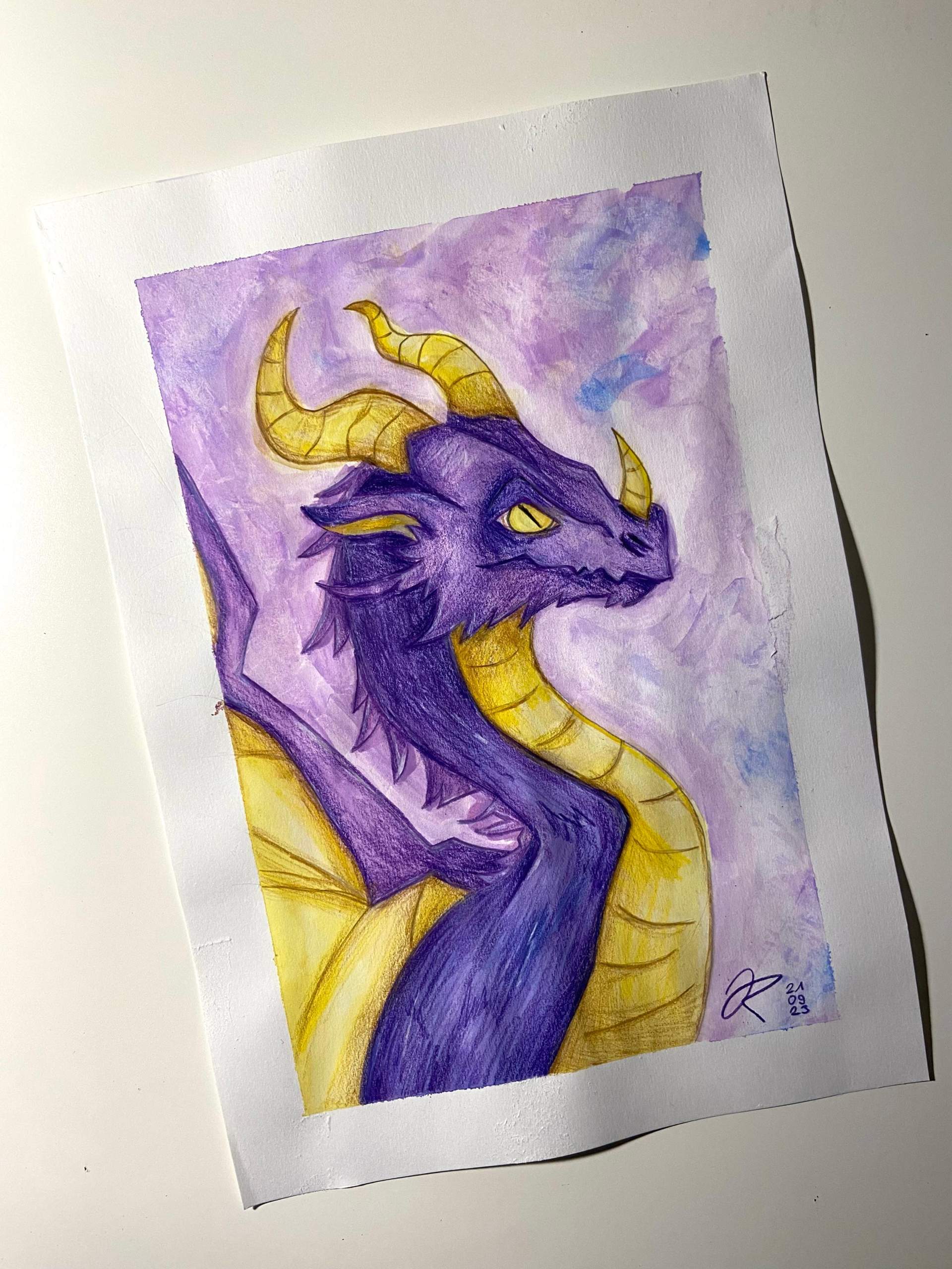  Wie malt man Drachen? (Kunst, zeichnen, malen) Motiv 