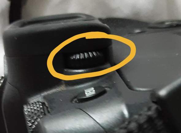Meine Canon R10 Kamera stellt das Sucherbild nicht mehr scharf, wie