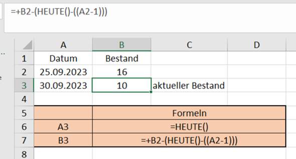  - (Microsoft Excel, Formel)
