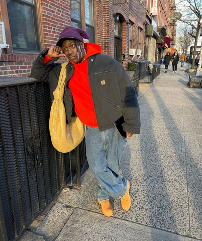 Timberlands with best sale baggy jeans