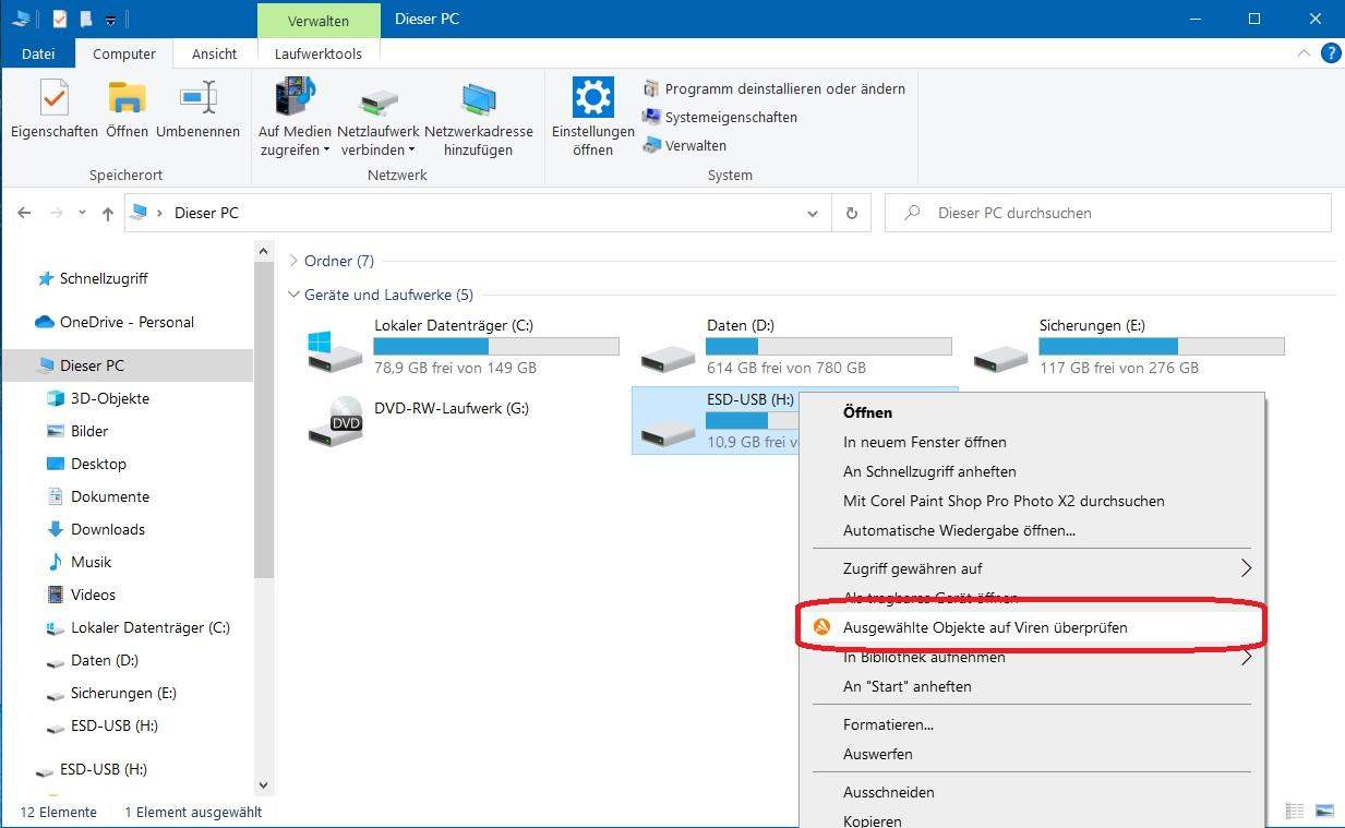 Hat meine Festplatte einen Virus? (Apple, Windows, SSD)