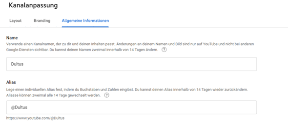 - (YouTube, youtube einstellungen)