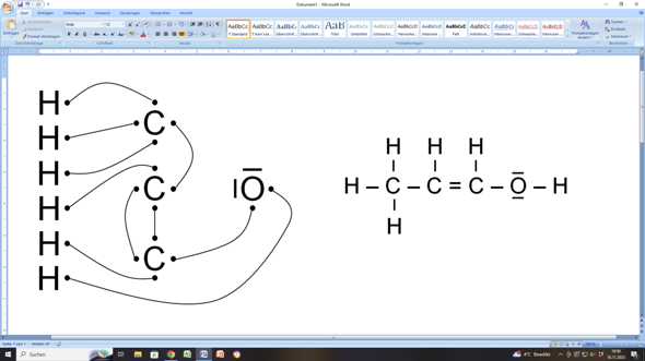  - (Formel, Atom, Reaktionsgleichung)