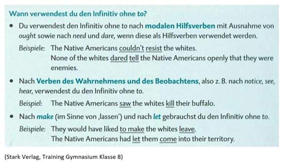 Infinitive with to und infinitive construction? (Grammatik ...