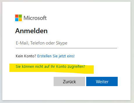  - (Microsoft, Passwort, Office 365)