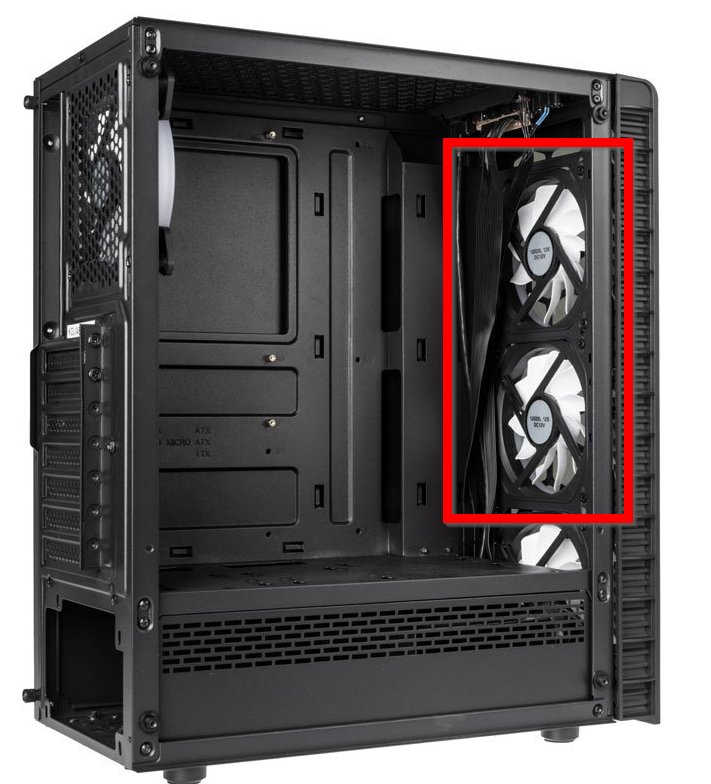 Wie baut man eine AIO in die front ein? (Gaming PC, Lüfter, Gehäuse)