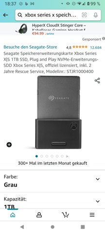 Xbox Series X Speicher Erweiterung? (Festplatte, Seagate Festplatte )