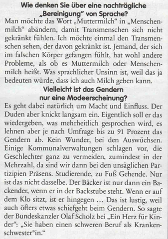 - (Frauen, Männer, Menschen)