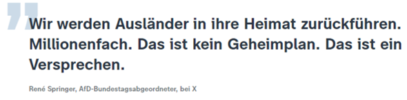- (Recht, AfD, Rassismus)