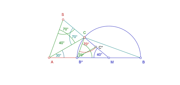  - (Mathematik, Geometrie, Dreieck)