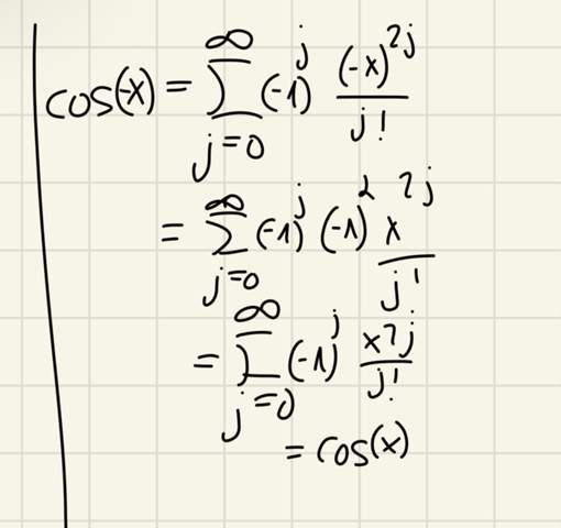 Warum ist Cos(×)+1 achsensymmetrisch? (rechnen, Funktion, Gleichungen)