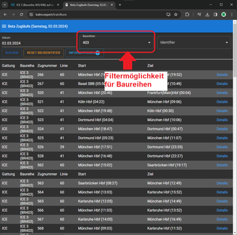 ICE 3 (Baureihe 403/406) auf welchen Strecken unterwegs? (Deutsche Bahn)