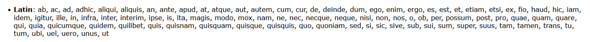 - (Text, Vokabeln)