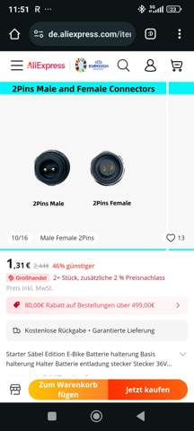- (Elektrik, E-Bike Akku)