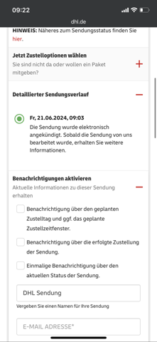 - (Deutschland, Post, Versand)
