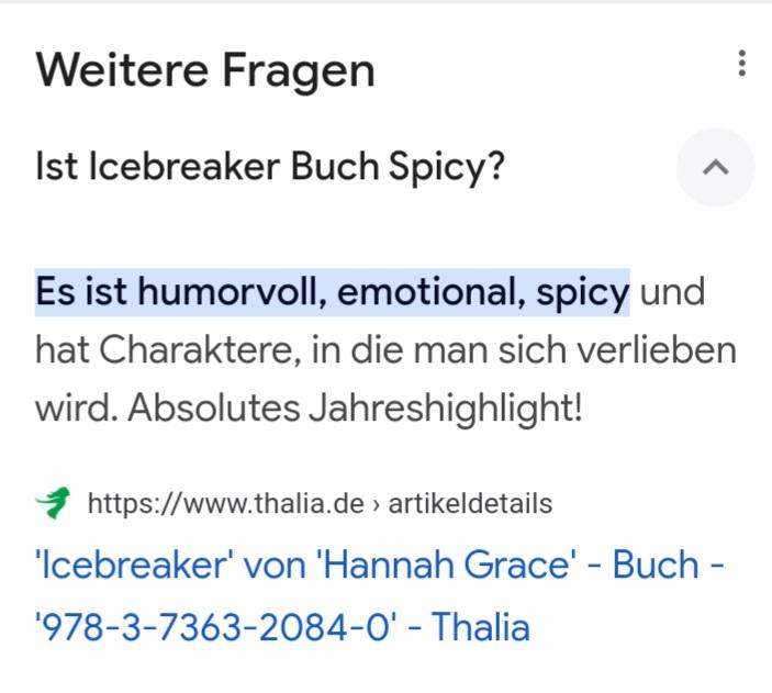 Was ist beim Icebreaker Buch auf Seite 136? (Liebe, Fantasy, Romantik)