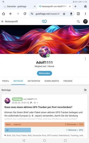 - (gutefrage.net, gutefrage-Profil)