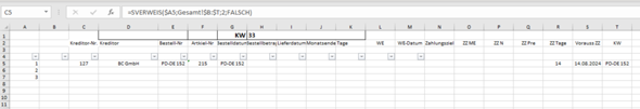- (Formel, Microsoft Excel, Excel-Formel)