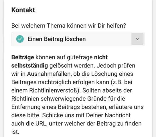 - (Support, gutefrage-Nutzer)
