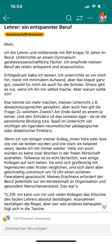 - (Lehrer, Lehrerin)
