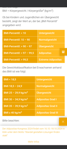 - (Gewichtszunahme, zu dick)