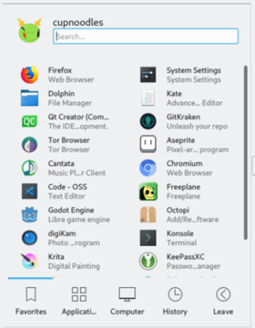 - (Software, Linux, Betriebssystem)