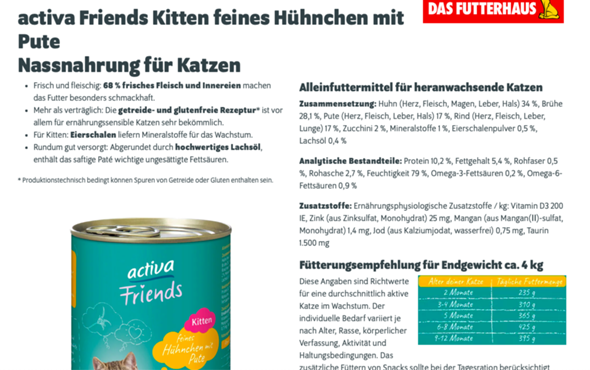 - (Katzenjunges, Tiermedizin, artgerechte Haltung)