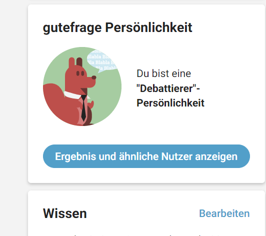 - (gutefrage.net, Einstellungen)
