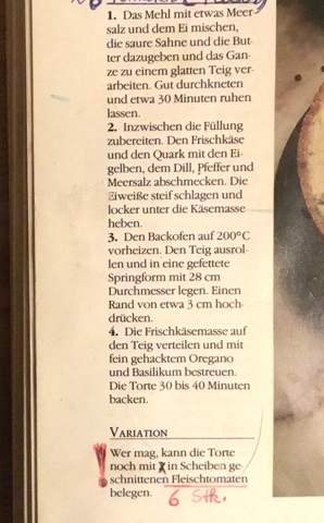 - (Küche, Rezept)