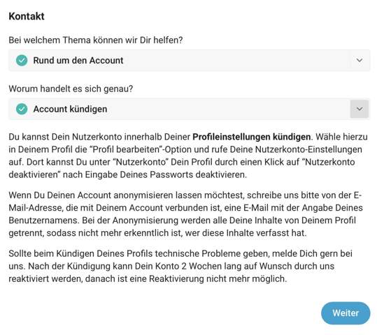- (Support, gutefrage-Nutzer, gutefrage.net-App)
