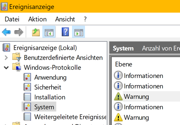- (Windows 10, PC-Problem)