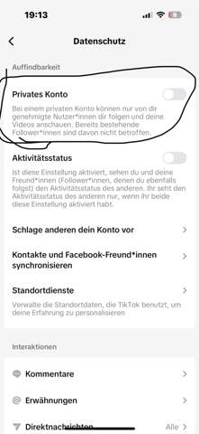 - (App, Account, Konto)