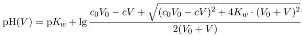 - (Säuren und Basen, Titration)