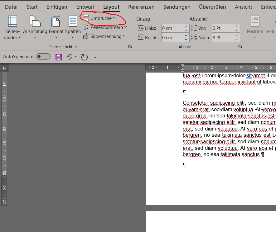 In Microsoft Word funktioniert Seitenzahl nicht richtig? (Microsoft ...