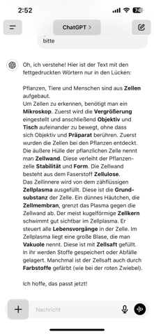 - (Bio, Biologieunterricht)