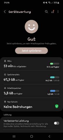 - (Samsung, Android, Akku)