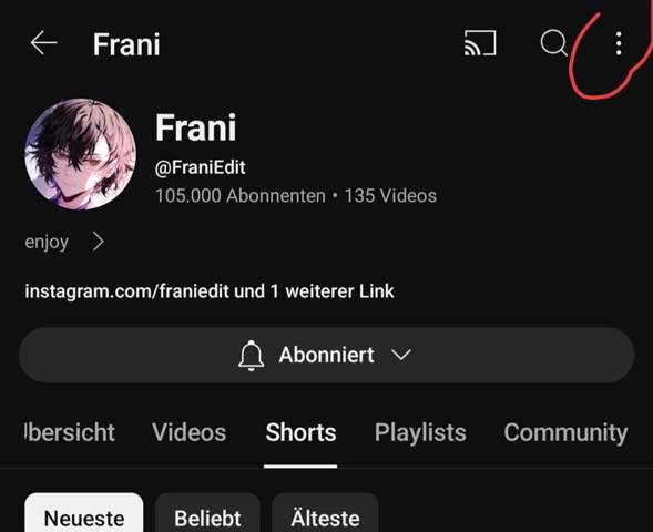 - (YouTube, App, Instagram)