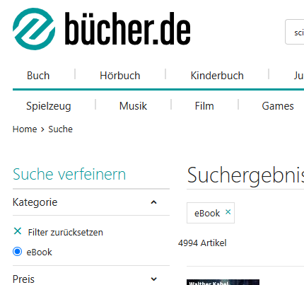 - (Buch, Literatur, E-Book)