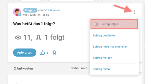 - (gutefrage.net, Follower)