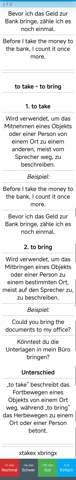 - (Schule, Abitur, Grammatik)