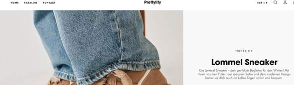 - (Kleidung, Webseite, Schuhe)