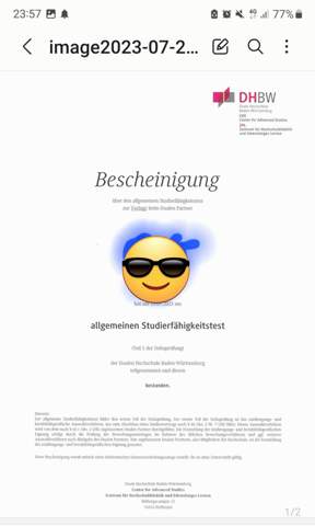 - (Studium, Lernen, Noten)