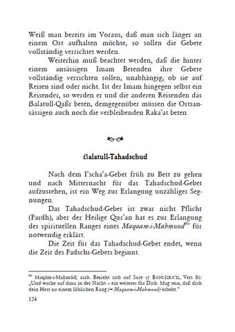Das Gebetbuch für Muslime, Seite 124 - (Freizeit, Religion, Islam)