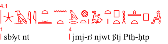 - (Sprache, Architektur, Ägypten)