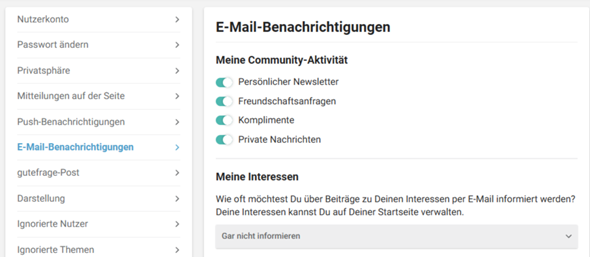 - (gutefrage.net, Chat, spammen)